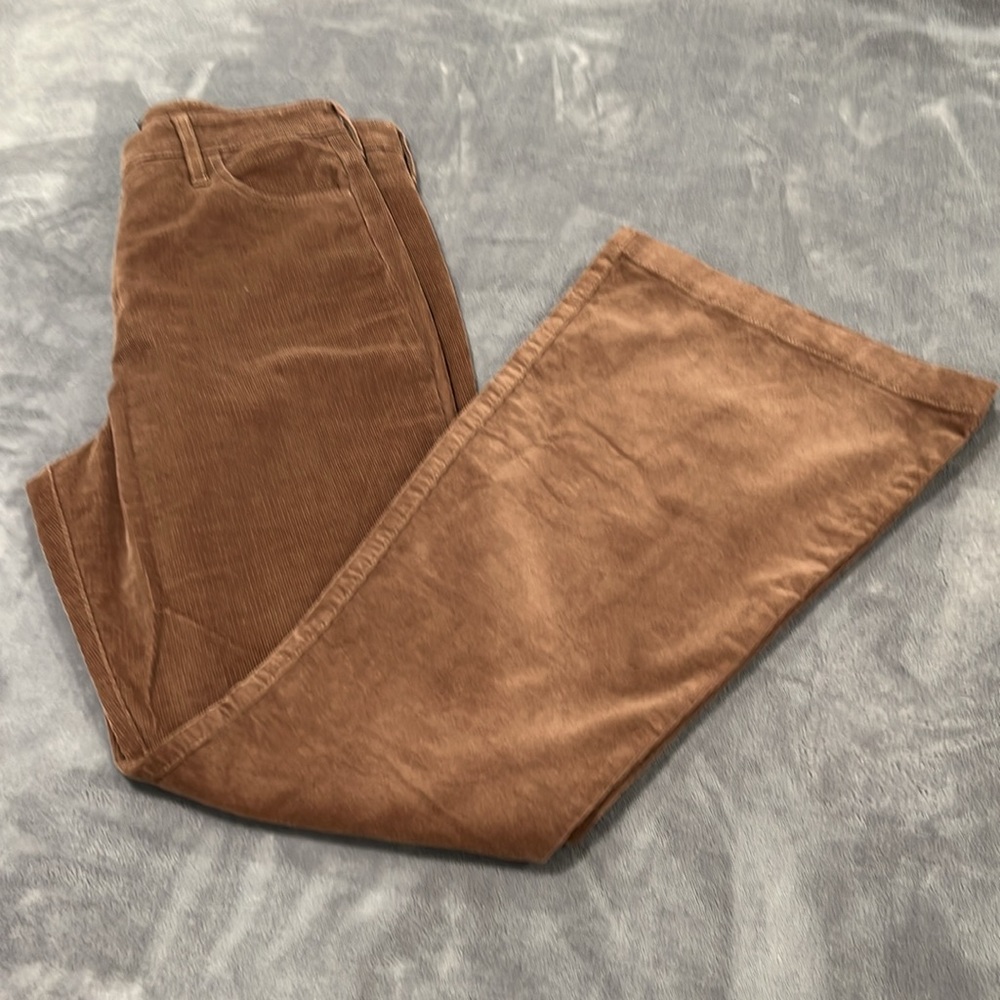 Hollister‎ Flare Pants Women's Size 29 Brown Corduroy High-Rise flare